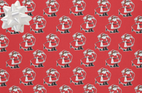 Mr. & Mrs Claus Single Roll - Red